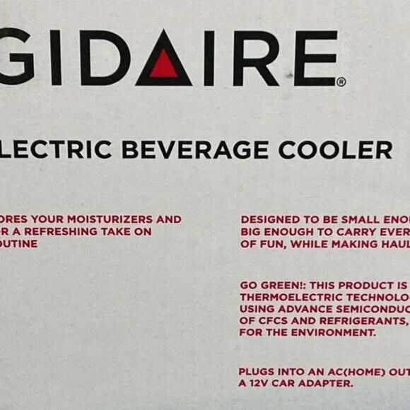 Frigidaire Top Opening White 6-Can Insulated Mini-Fridge/Cooler. NIP - Picture 9 of 9